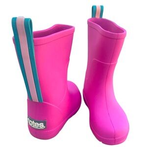 totes Pink Kids Rain Boots